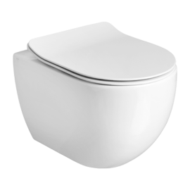 Wc solja konzolna AXA - GLOMP 46cm [0201201][white,glossy]